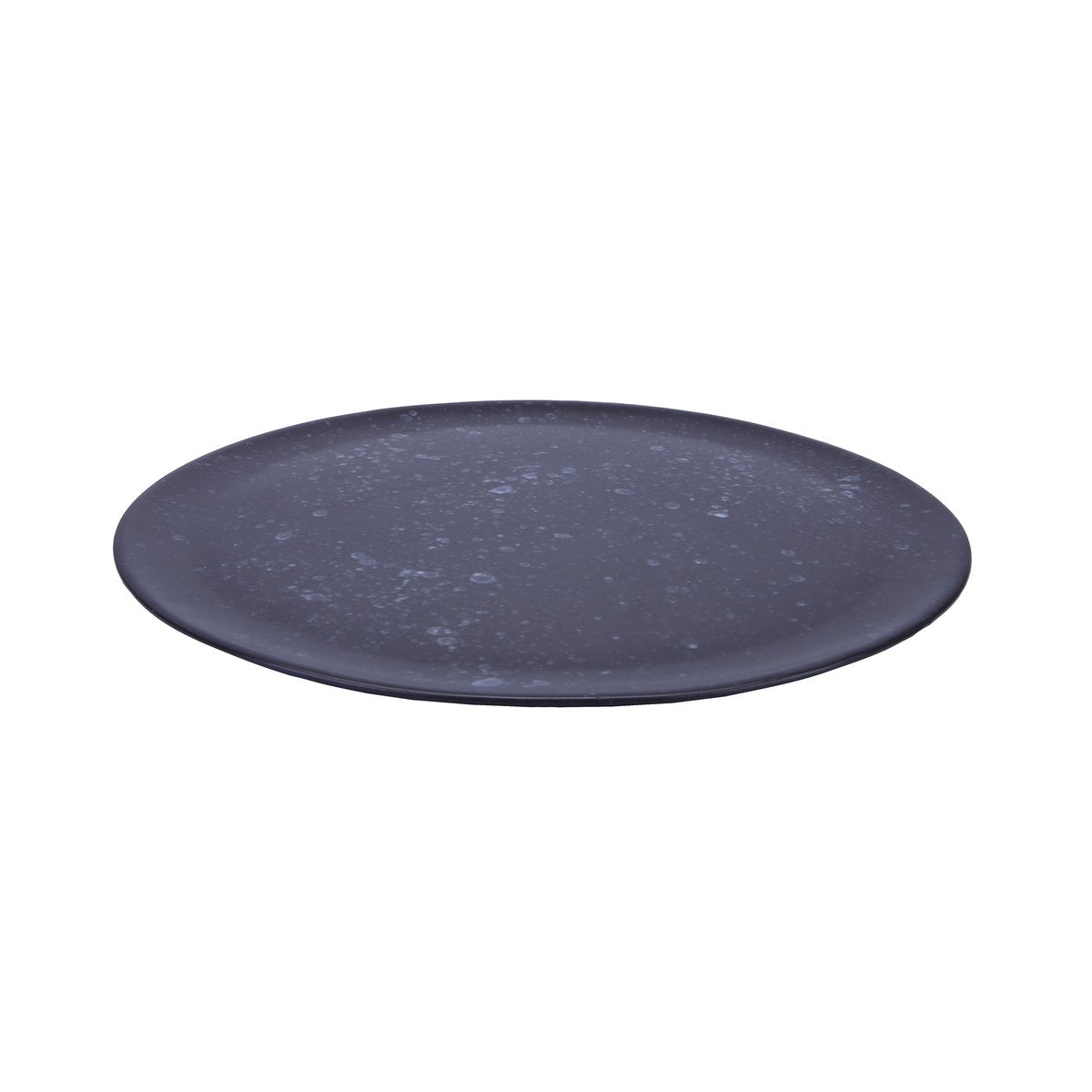 Aida Raw serving saucer Ø 42 cm black with dots