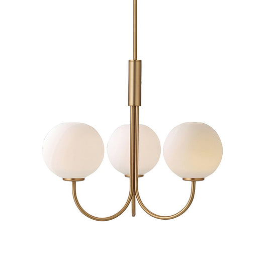 Herstal Ballon Chandelier brass