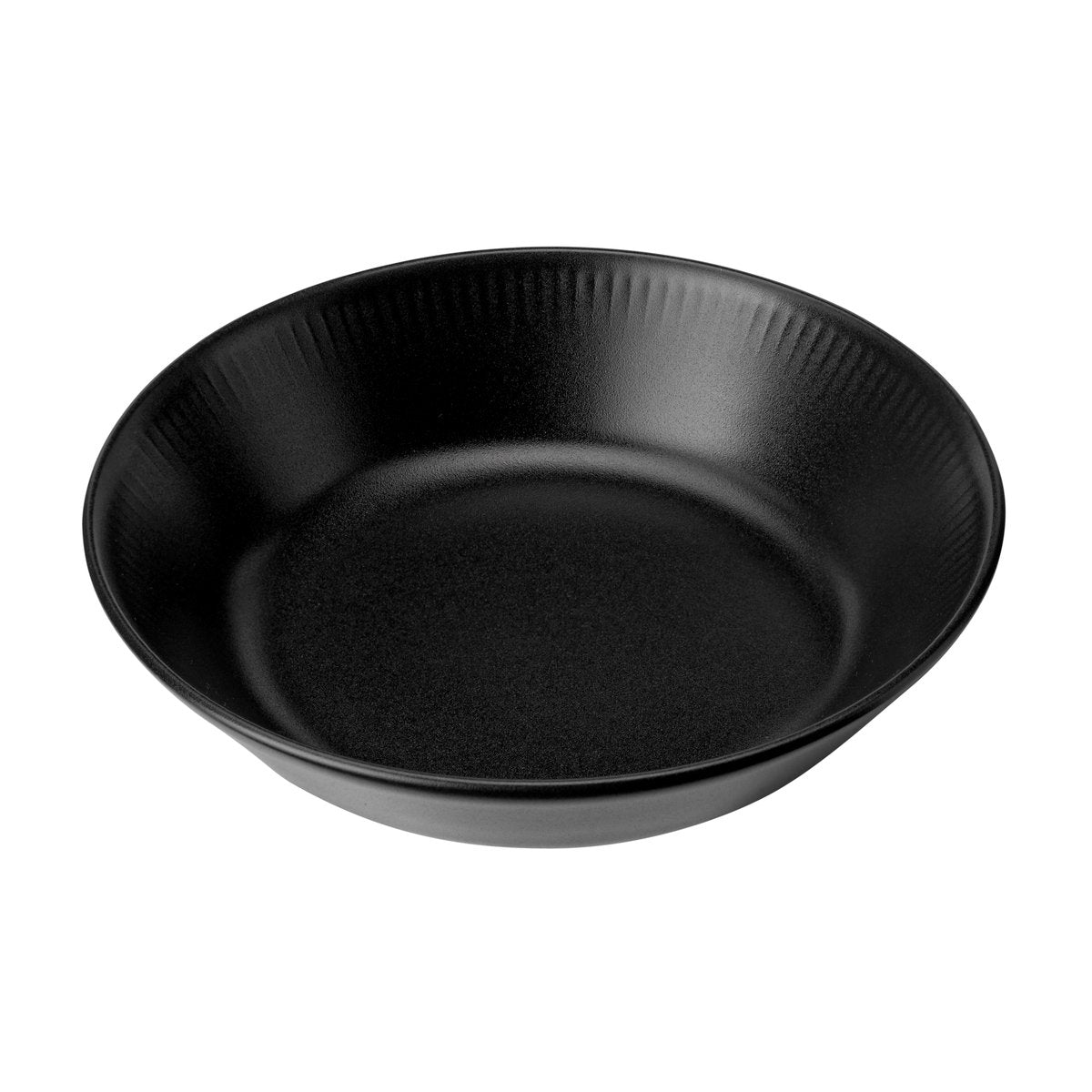 Knabstrup Keramik Knabstrup deep plate black 18 cm