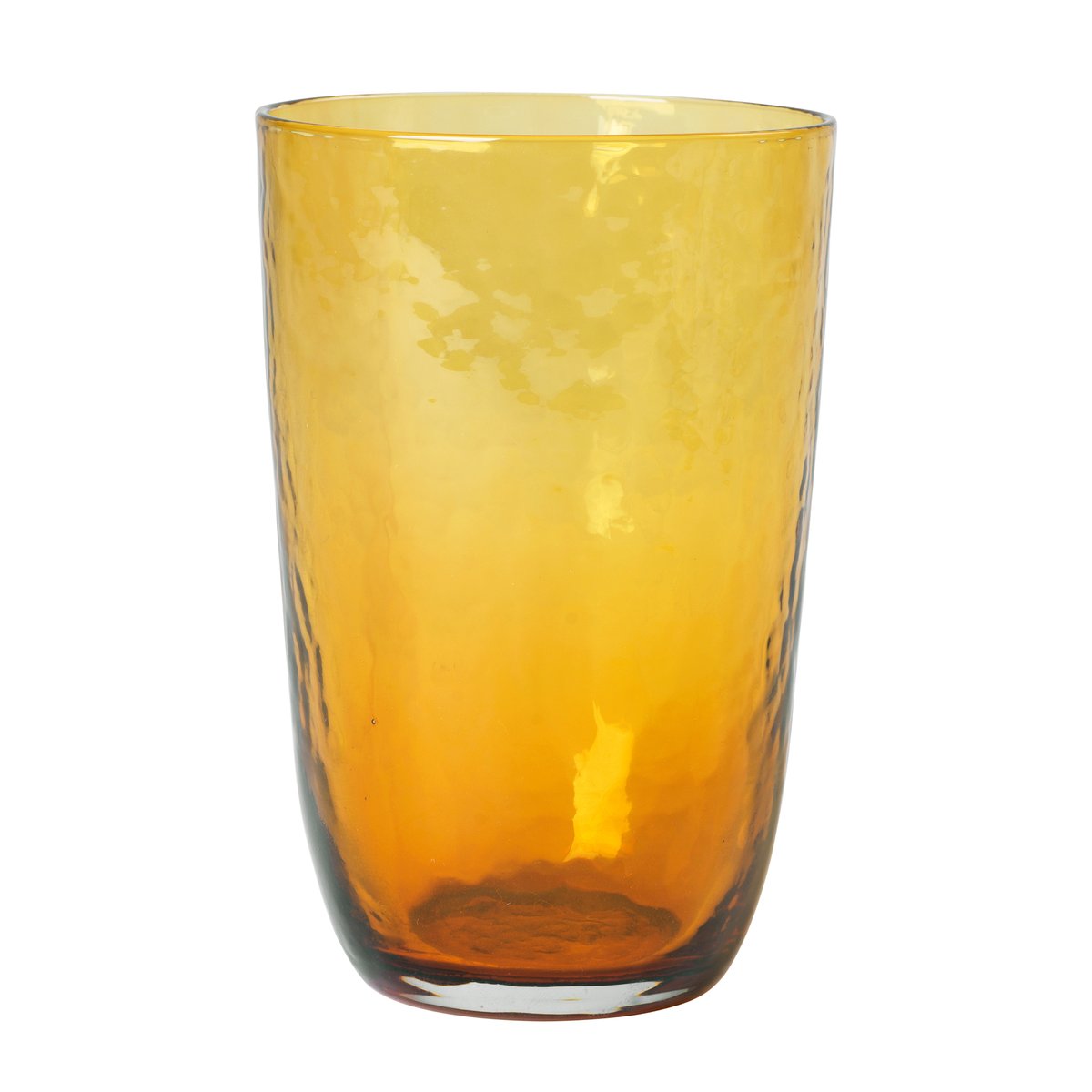 Broste Copenhagen Hammered dryckesglas 50 cl Amber