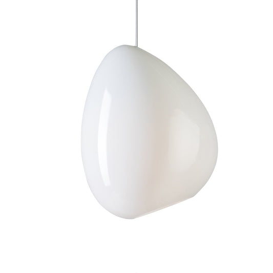 Belid Ocean ceiling lamp opal glass white textile cord