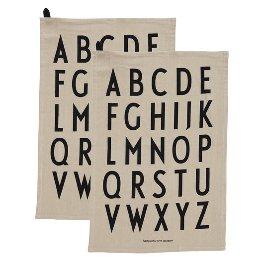 Design Letters Design Letters kökshandduk 40x60 cm 2-pack Beige