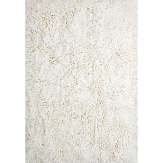 Layered Shaggy Teppich 180 x 270cm Off White