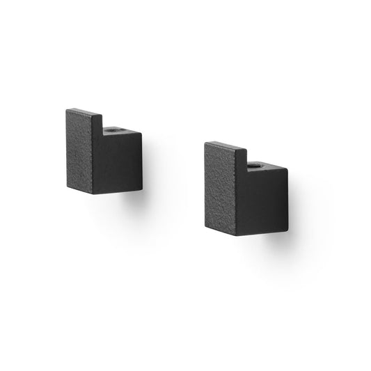 Audo Copenhagen Kubus wall consol 2-pack Black