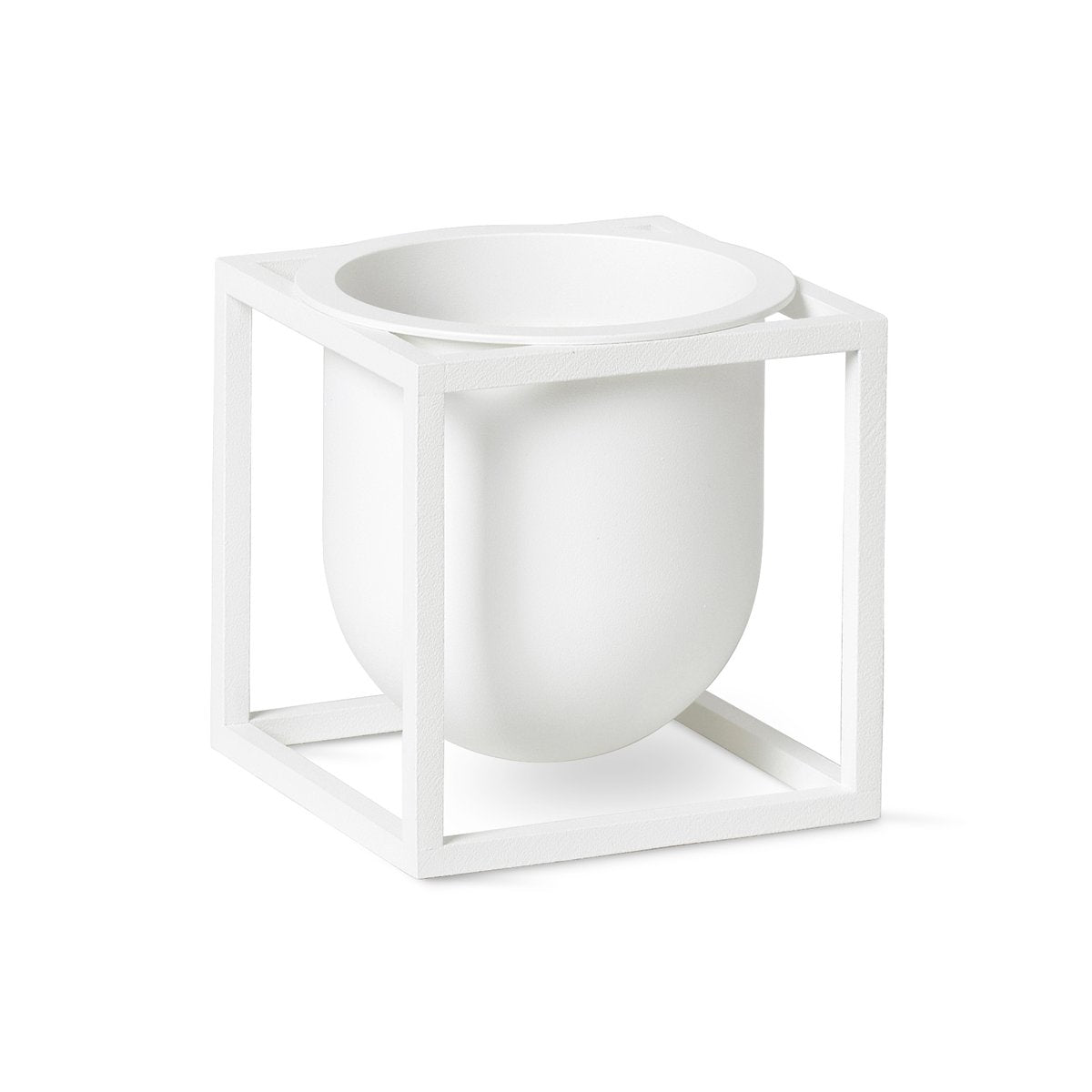 Audo Copenhagen Kubus flower pot 10 cm White