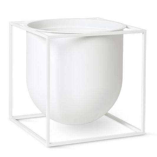 Audo Copenhagen Kubus flower pot 23 cm White