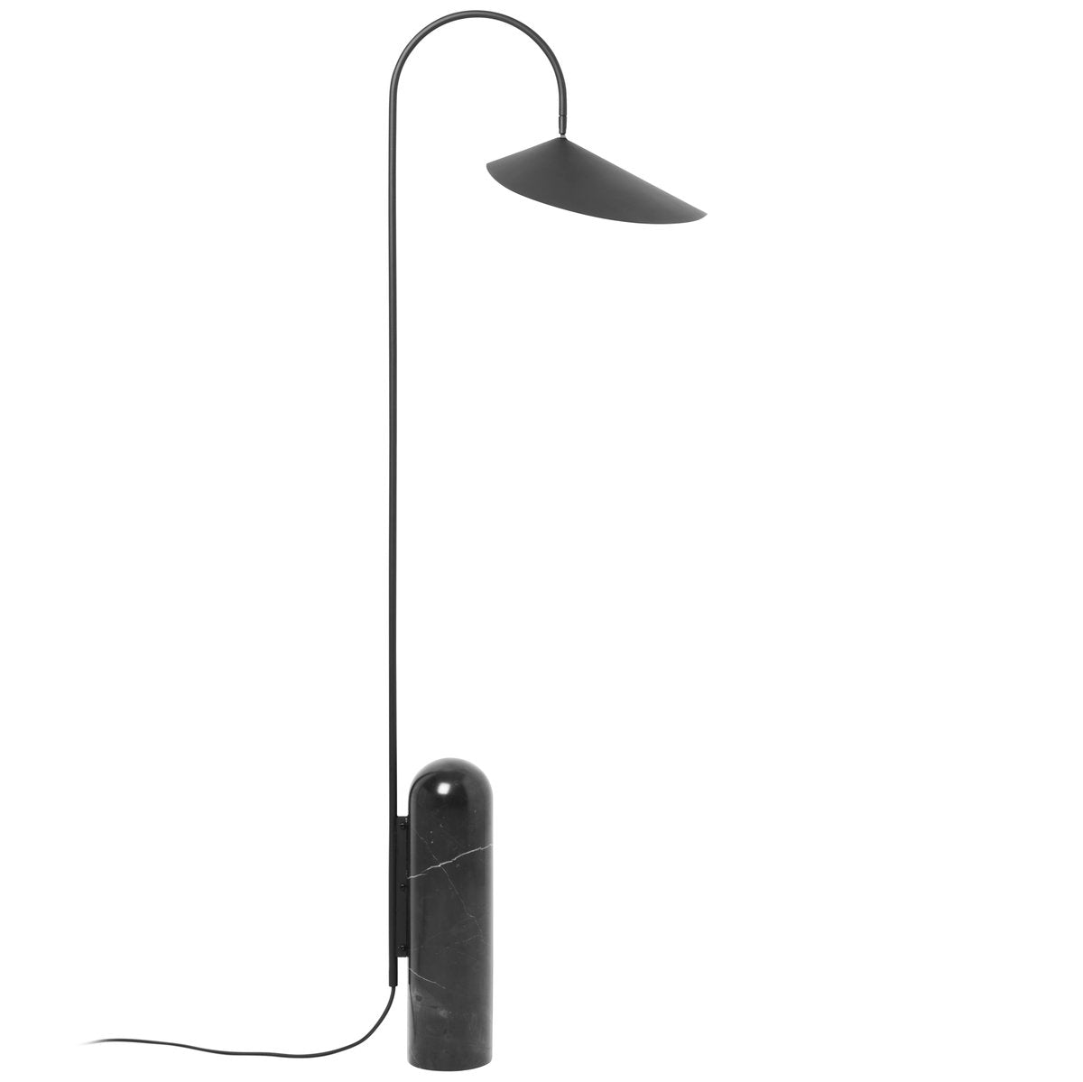 ferm LIVING Arum golvlampa Svart