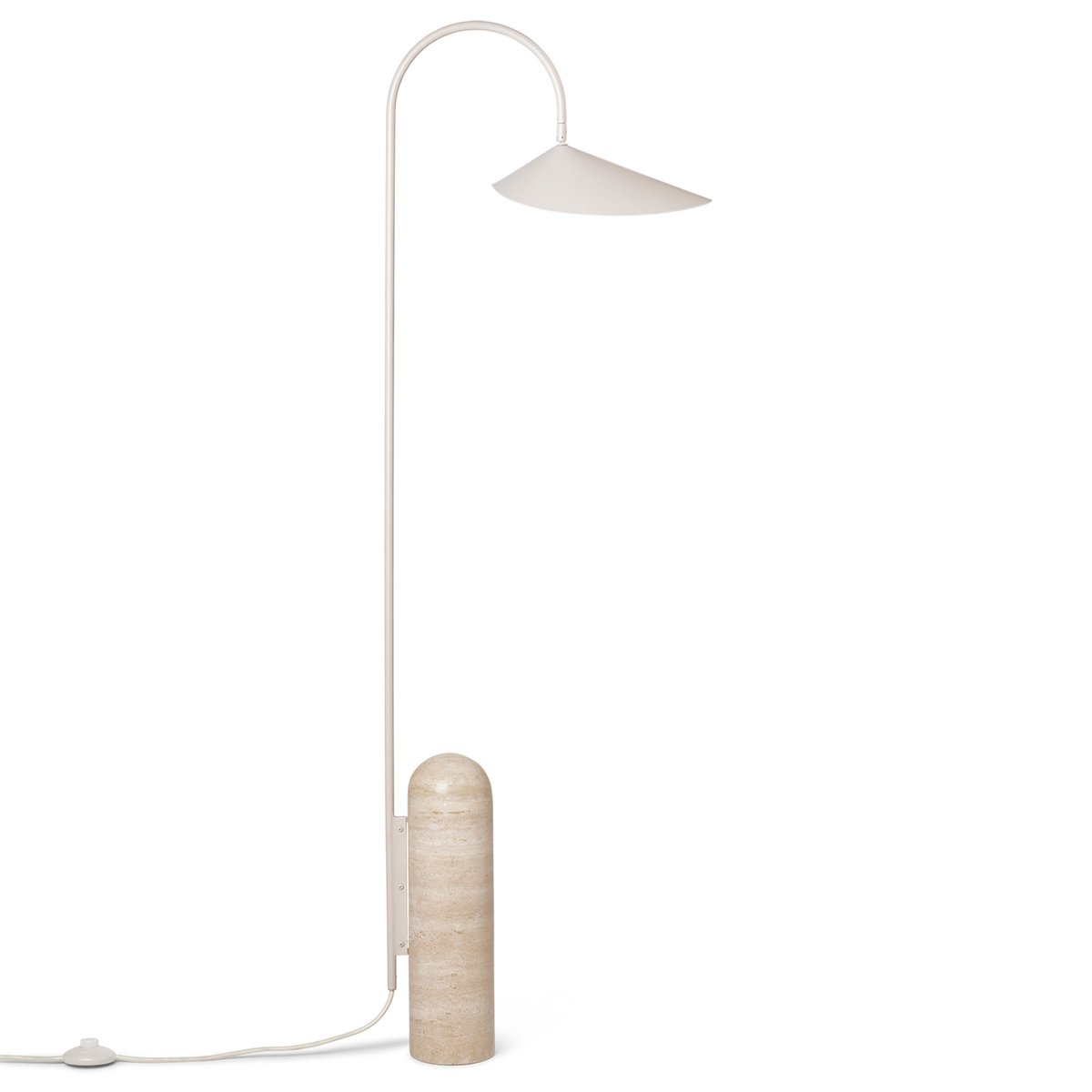 ferm LIVING Arum golvlampa Cashmere