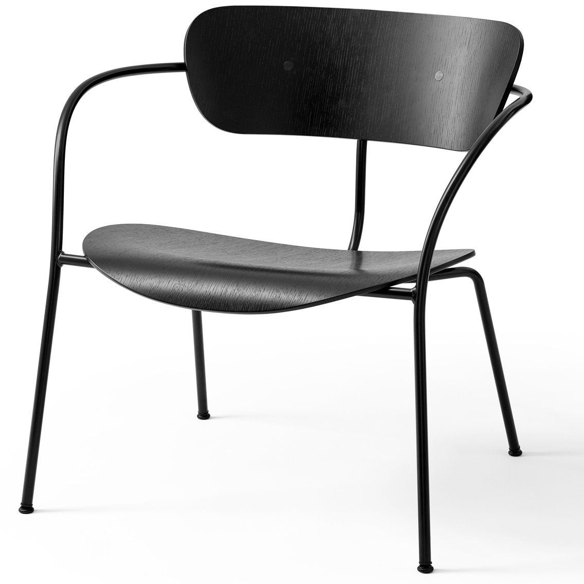 &Tradition Pavilion chair AV5 Black lacquered oak