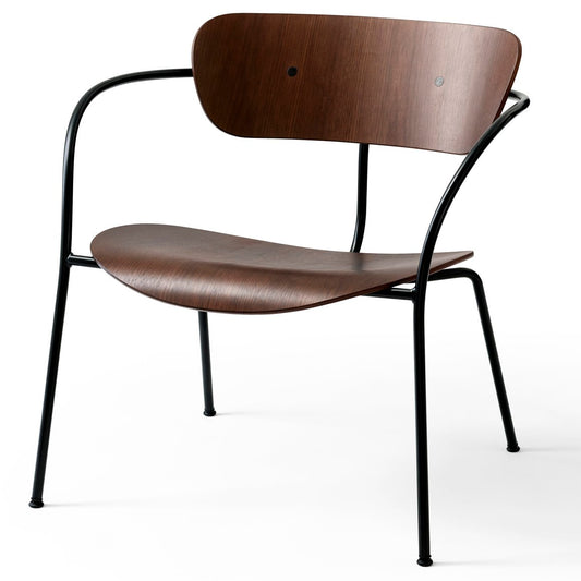 &Tradition Pavilion chair AV5 Lacquered walnut