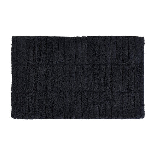 Zone Denmark Tiles bathroom rug Black