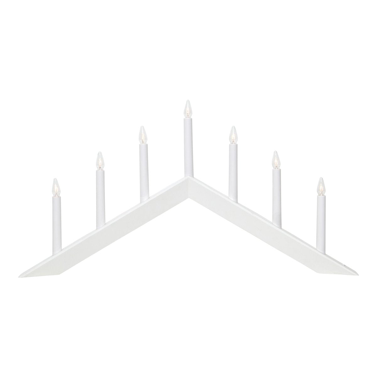 Star Trading Arrow candle holder 36 cm White