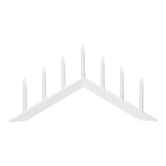 Star Trading Arrow candle holder 36 cm White