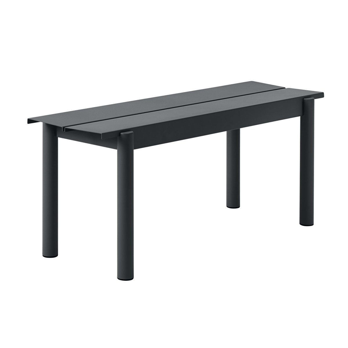 Muuto Linear steel bench 110 cm Black