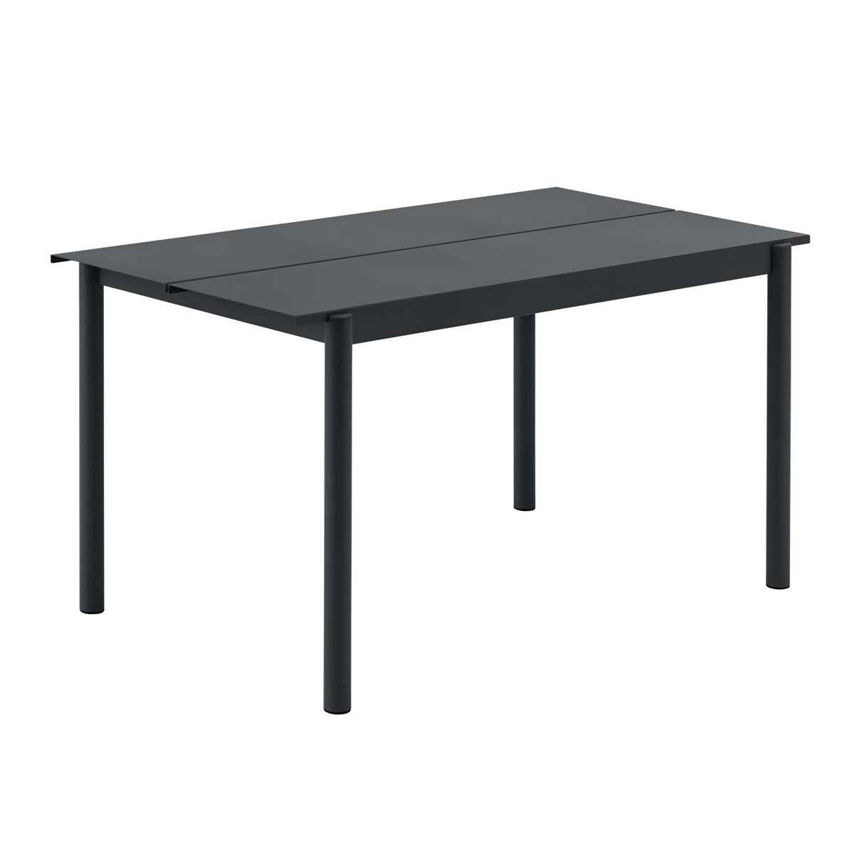 Muuto Linear steel table Stahltisch 140cm Schwarz