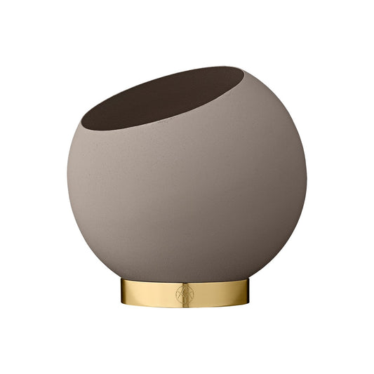 AYTM Globe flowerpot Ø17 cm Taupe