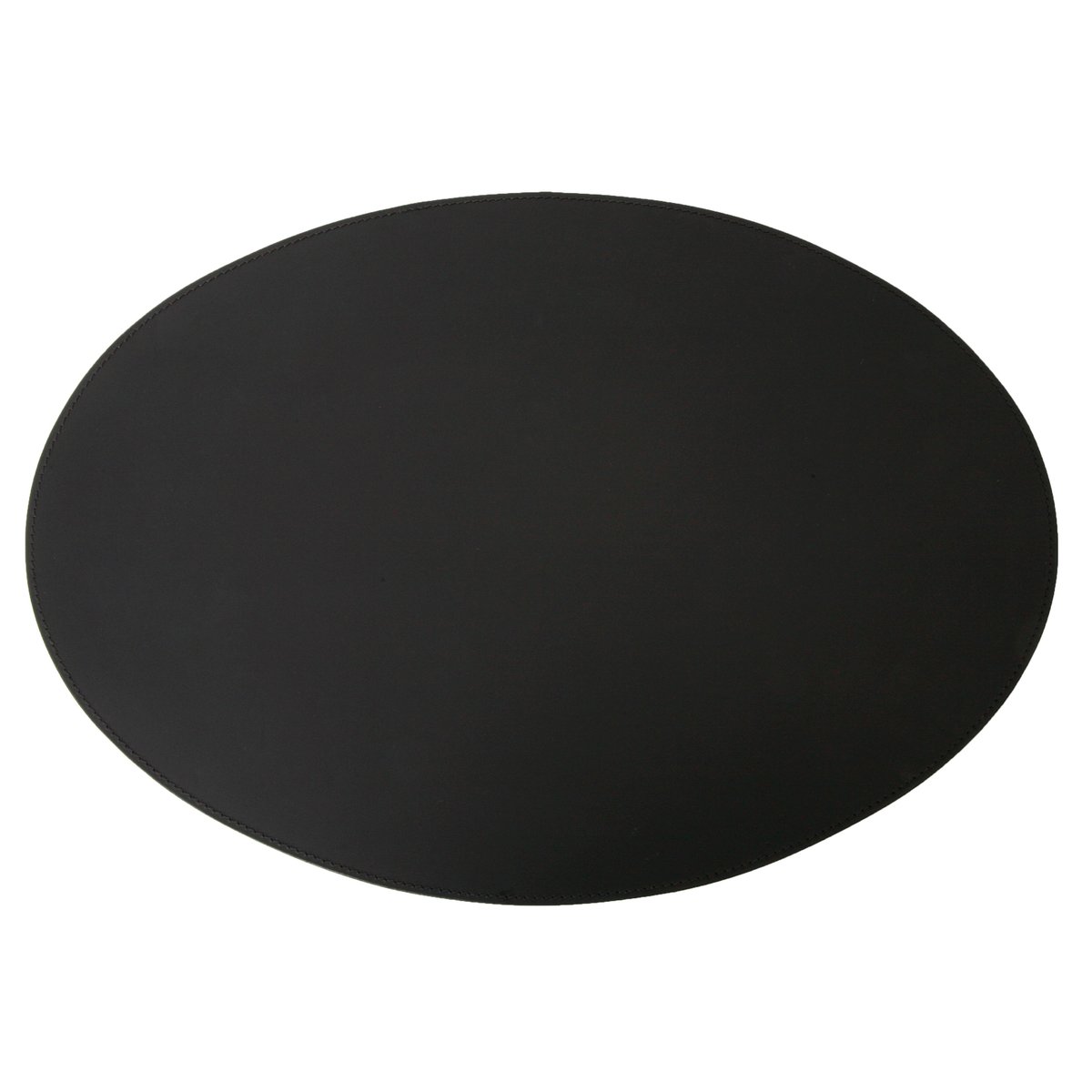 Ørskov Ørskov Platzdecke Leder oval 47 x 34cm Schwarz