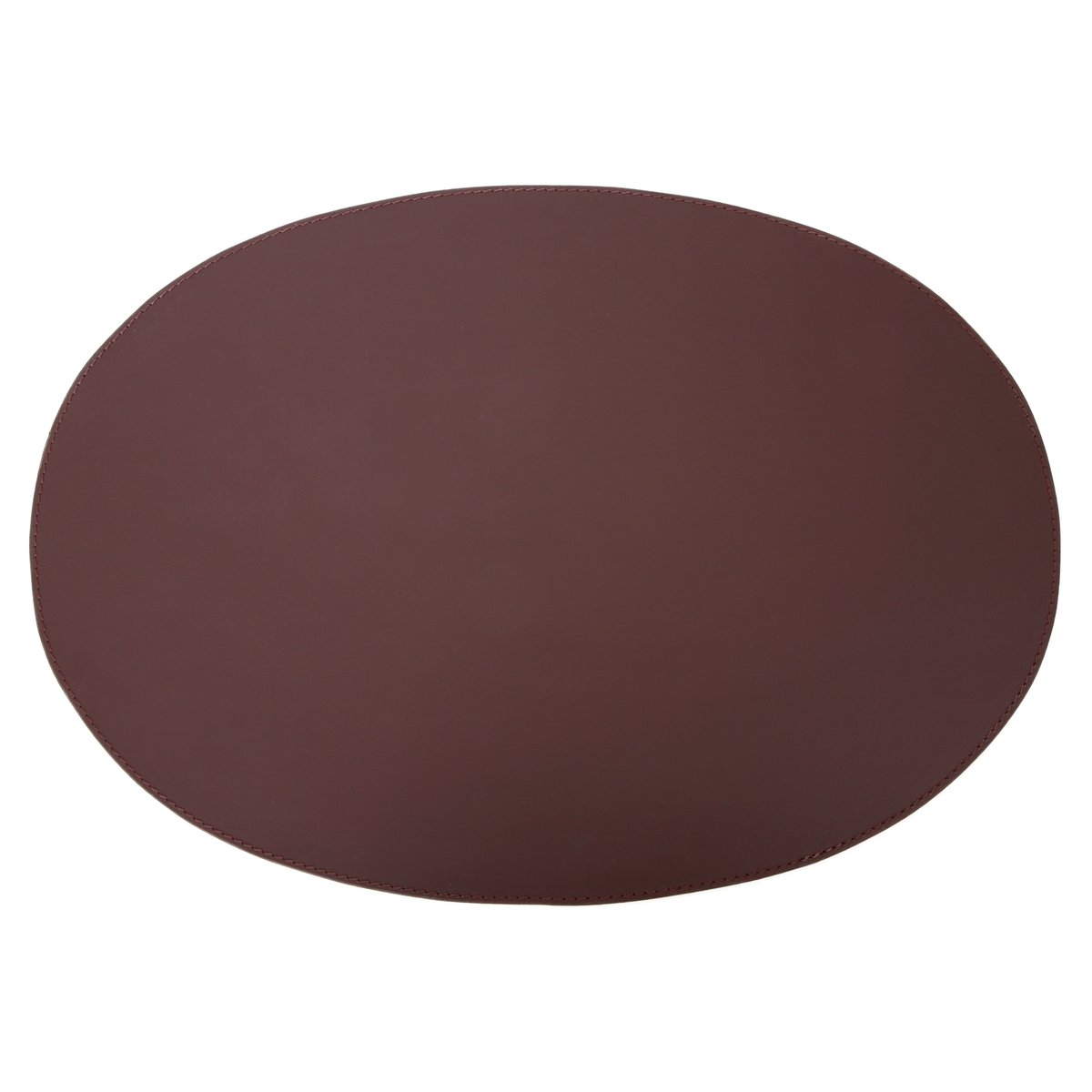 Ørskov Ørskov placemat leather oval 47x34 cm brown