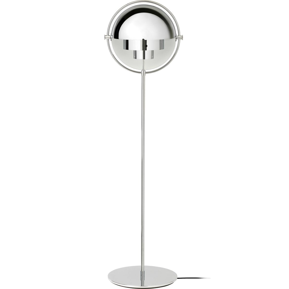 GUBI Multi-Lite floor lamp Chrome-chrome