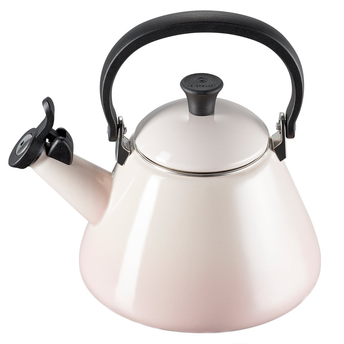 Le Creuset Le Creuset Kone kettle with whistle Shell pink