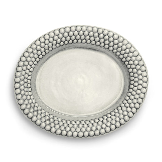 Mateus Bubbles oval saucer 35 cm Grey