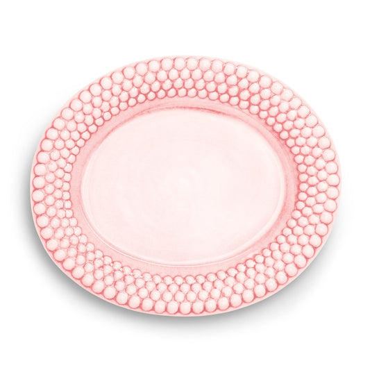 Mateus Bubbles oval saucer 35 cm light pink