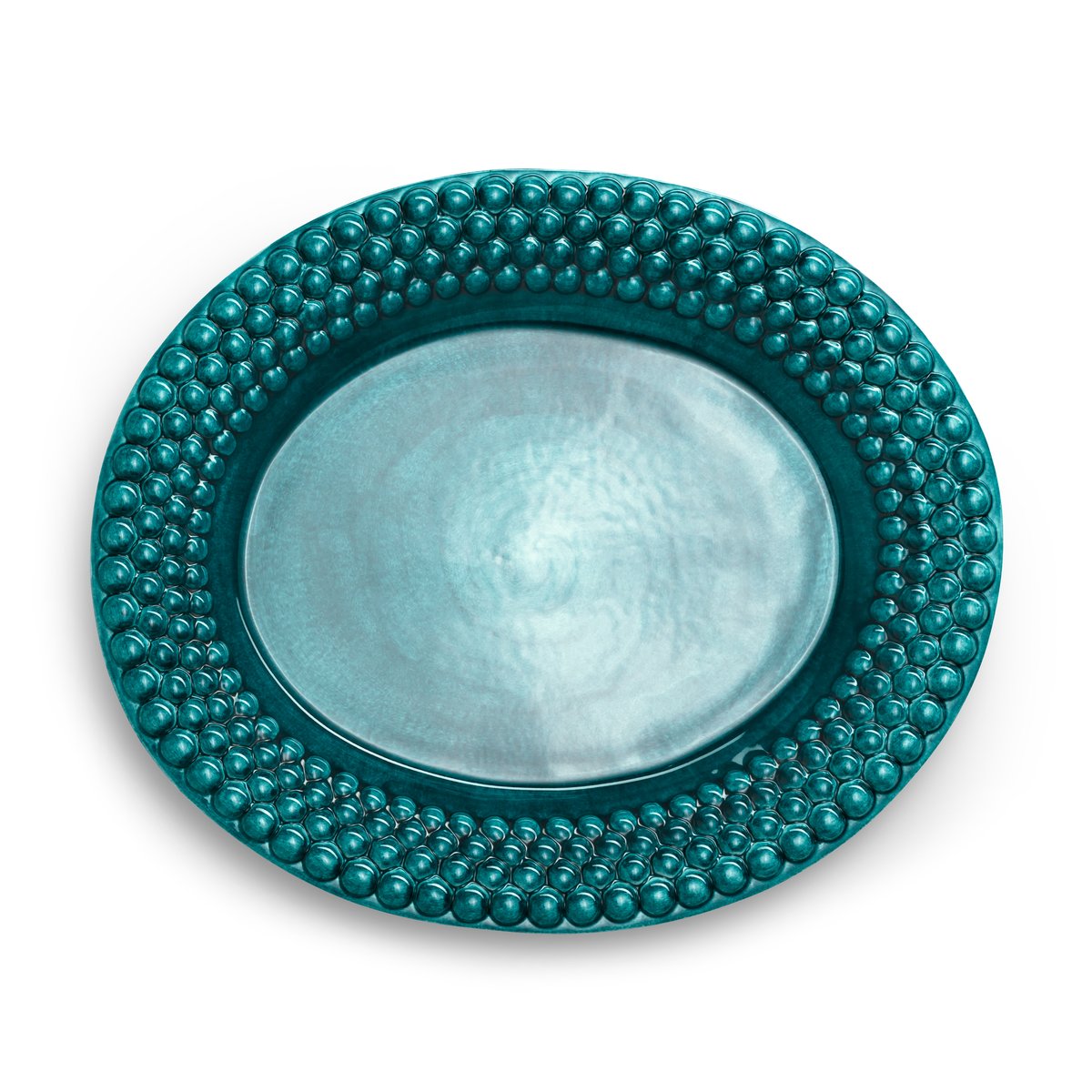 Mateus Bubbles oval saucer 35 cm Ocean