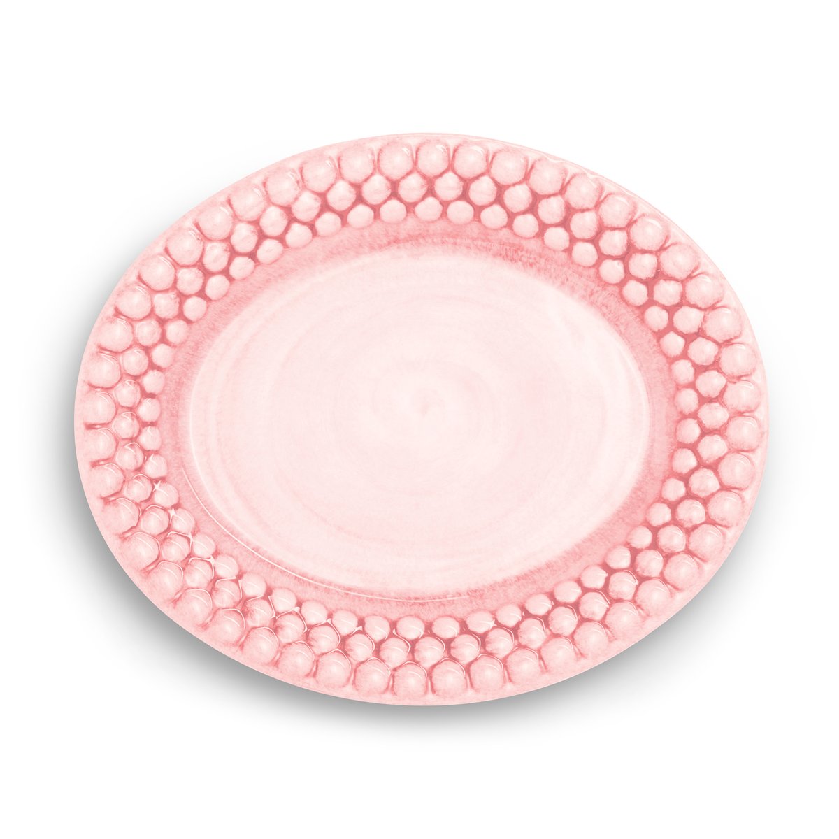 Mateus Bubbles oval plate 20 cm light pink