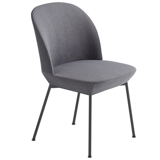 Muuto Oslo dining chair black legs Still 161-anthracite black