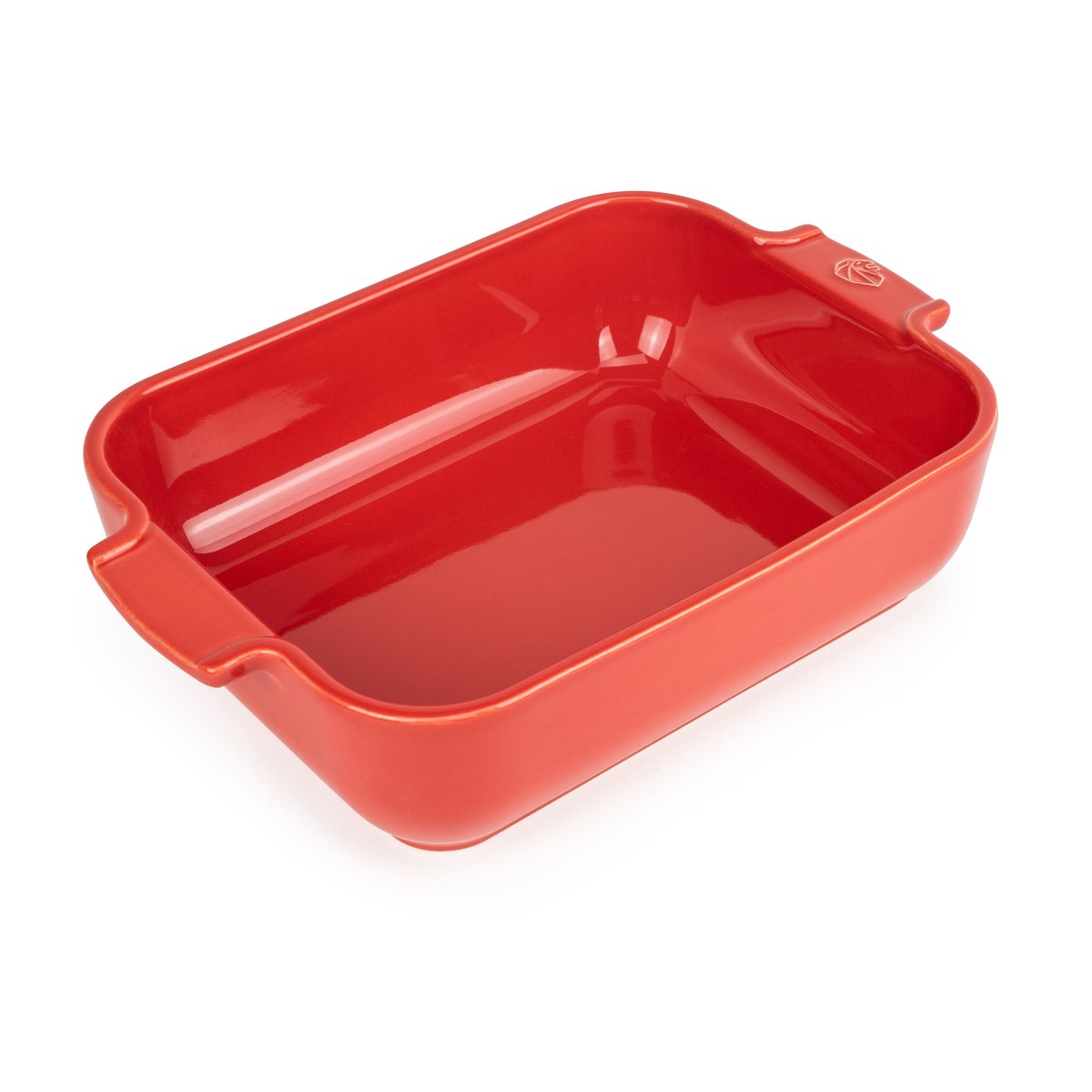 Peugeot Appolia ceramic dish 16x25 cm Red