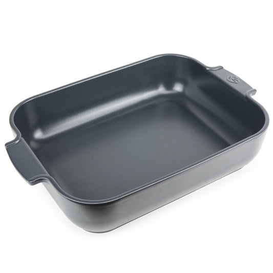 Peugeot Appolia ceramic dish 40x27 cm Black