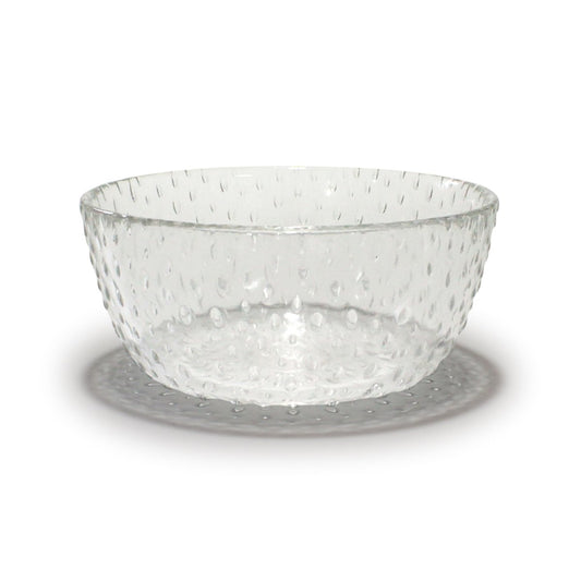 Aida Raw glass bowl Ø14 cm Clear