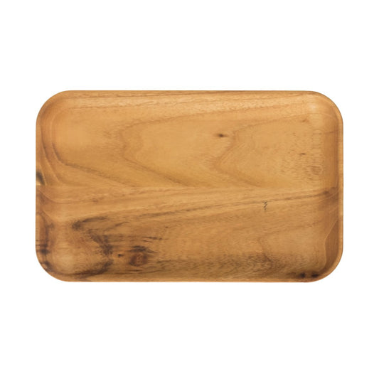 Aida Raw Teller rechteckig 23,7 x 14,9cm Holz