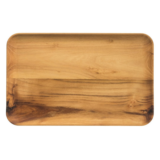 Aida Raw plate rectangular 31.7x20.2 cm Wood