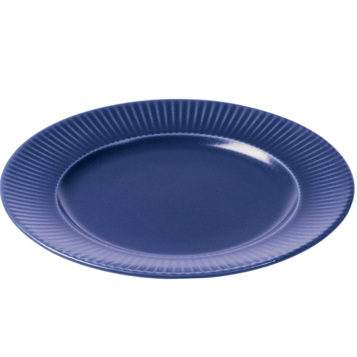 Aida Groovy plate Ø 27 cm Blue