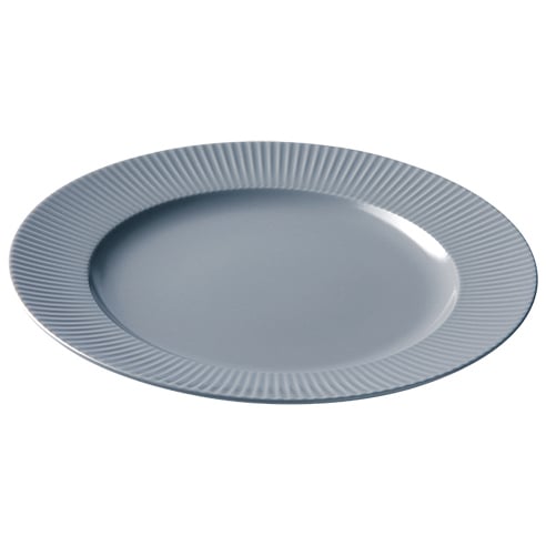 Aida Groovy plate Ø 27 cm grey