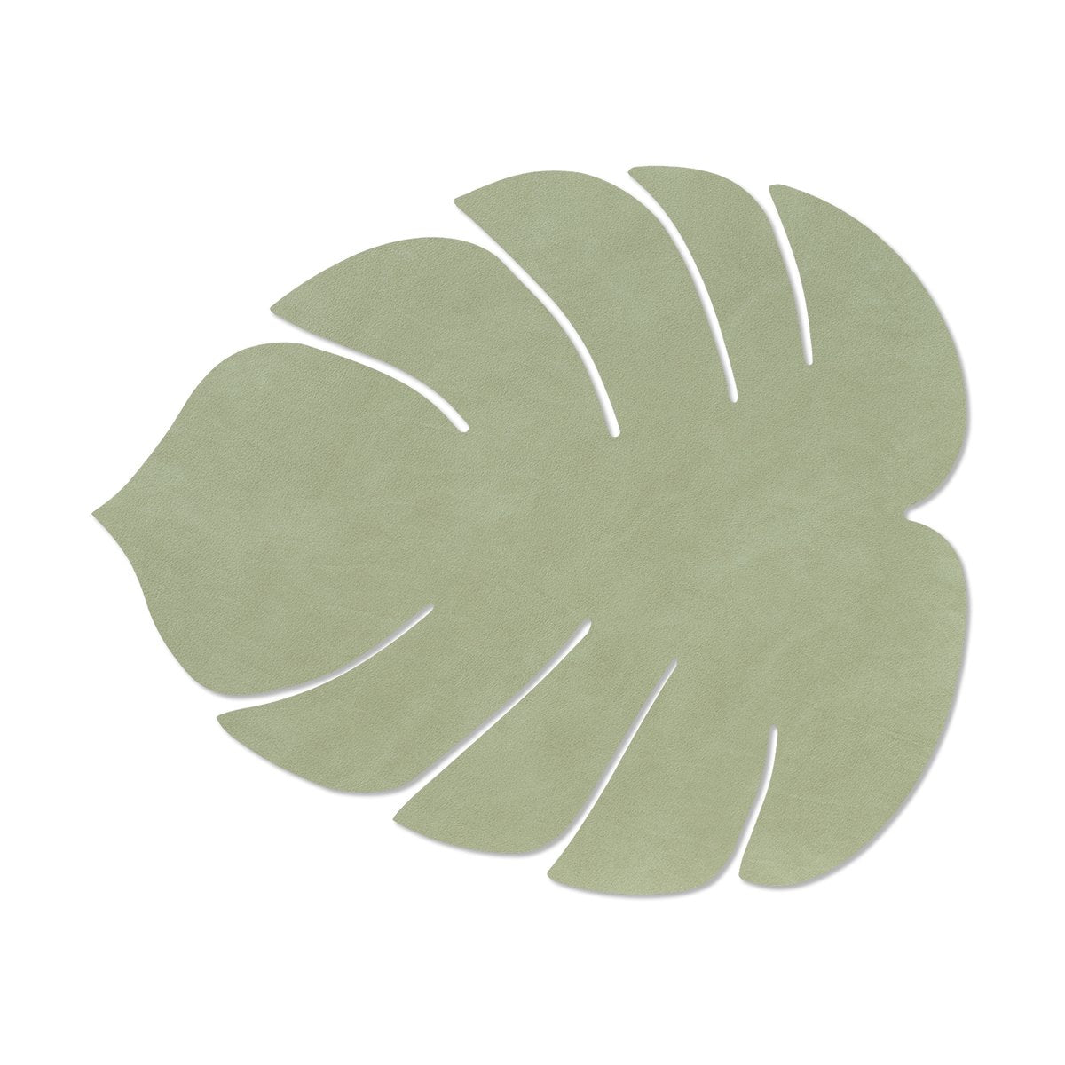 LIND DNA Monstera Leaf Nupo placemat L Olive green