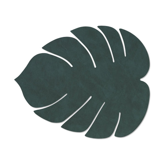 LIND DNA Monstera Leaf Nupo placemat L Dark green