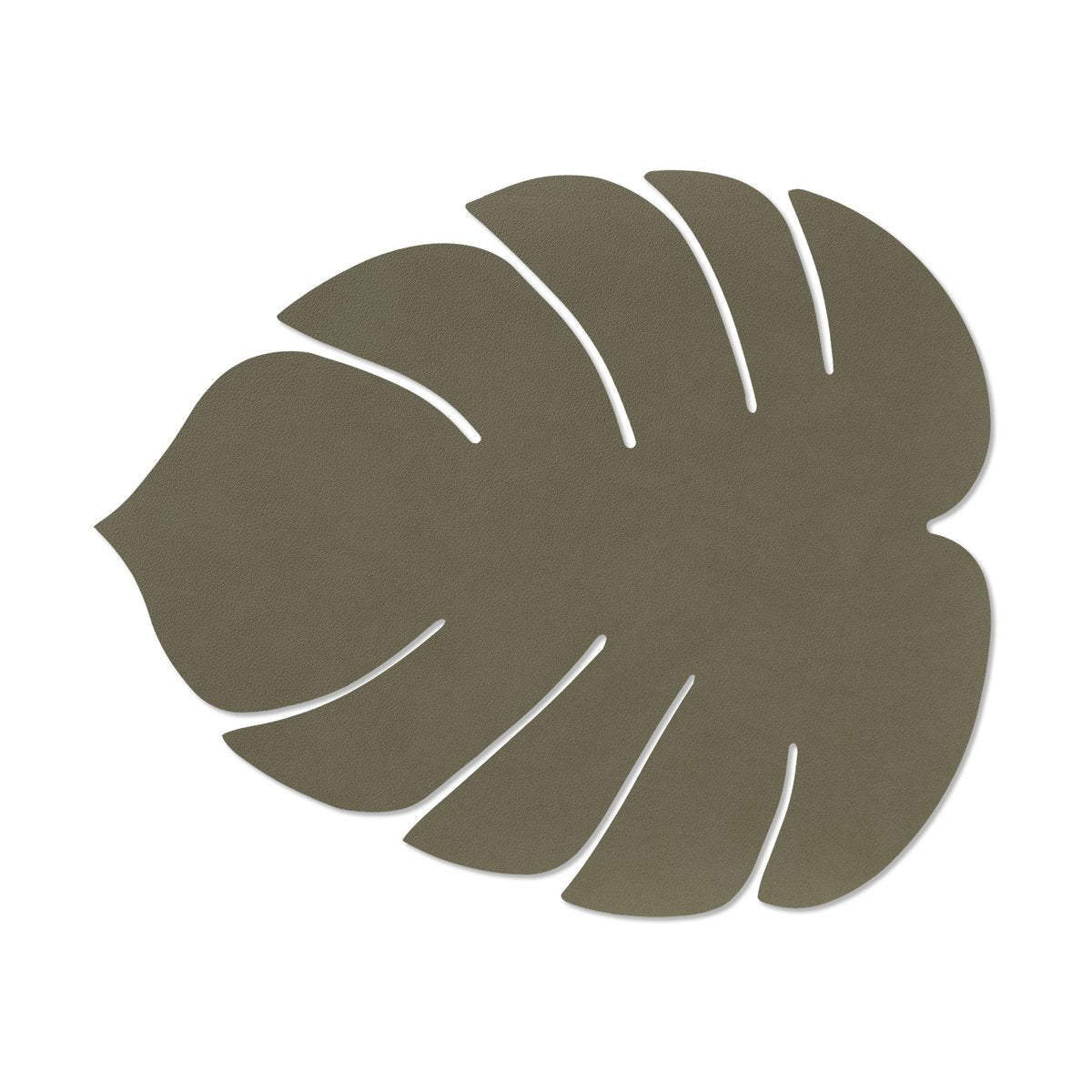 LIND DNA Monstera Leaf Nupo placemat L Army green