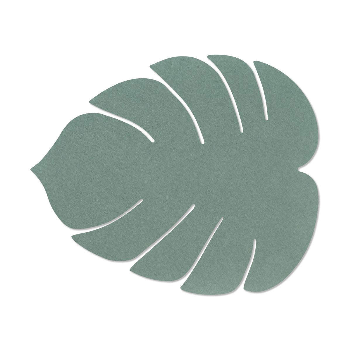 LIND DNA Monstera Leaf Nupo placemat L Pastel green