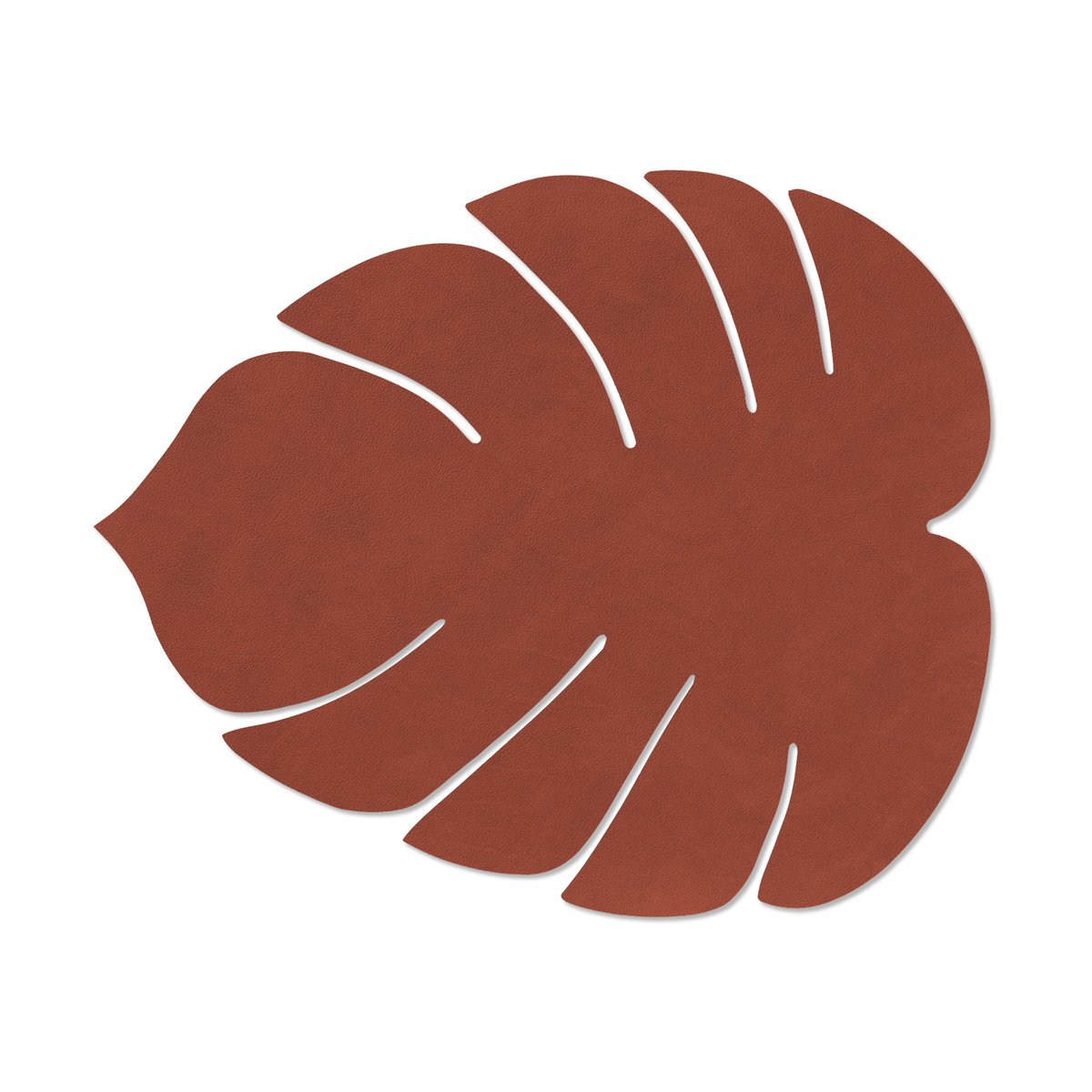 LIND DNA Monstera Leaf Nupo placemat L Sienna