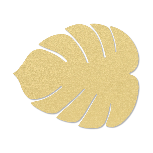 LIND DNA Monstera Leaf Hippo placemat S gold