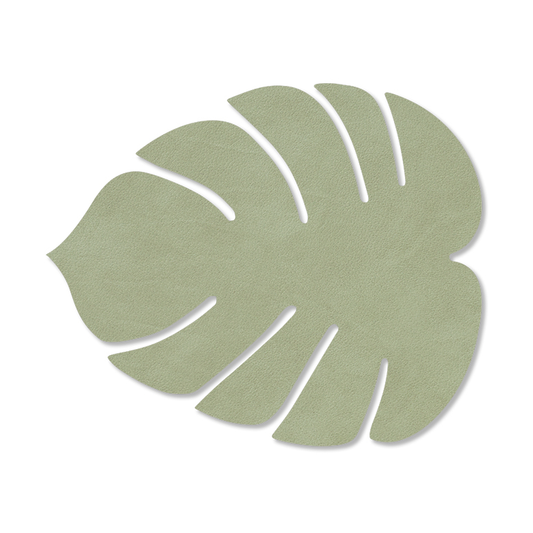 LIND DNA Monstera Leaf Nupo coaster Olive green