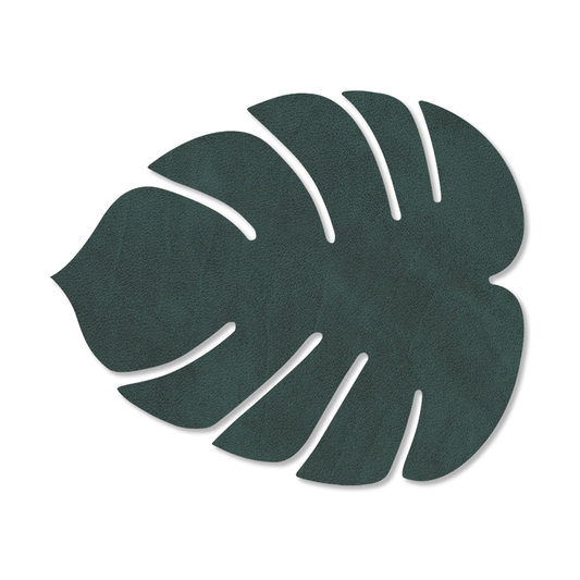 LIND DNA Monstera Leaf Nupo coaster Dark green