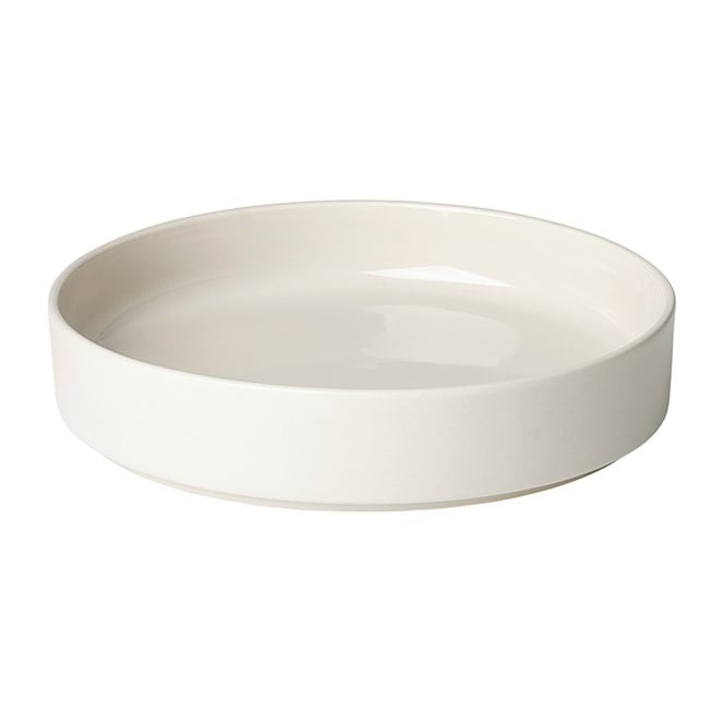 blomus Pilar deep plate Ø20 cm Moonbeam