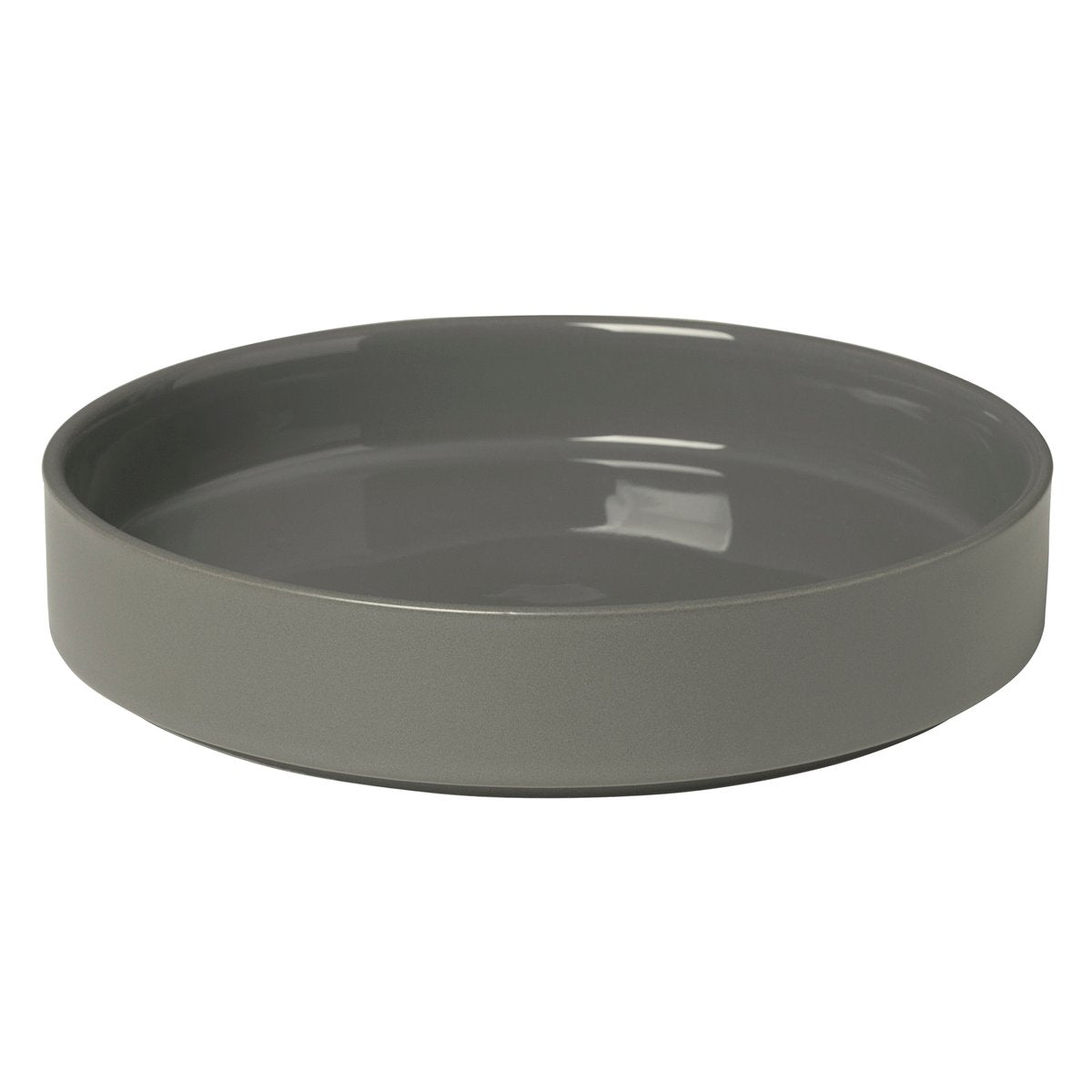 blomus Pilar deep plate Ø20 cm Pewter