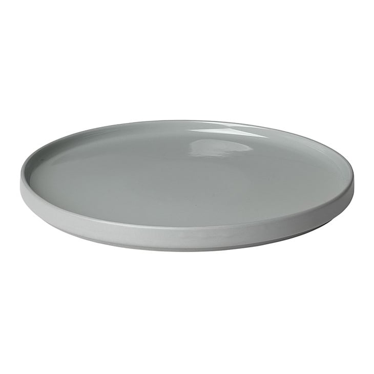 blomus Pilar dinner plate Ø27 cm Mirage grey