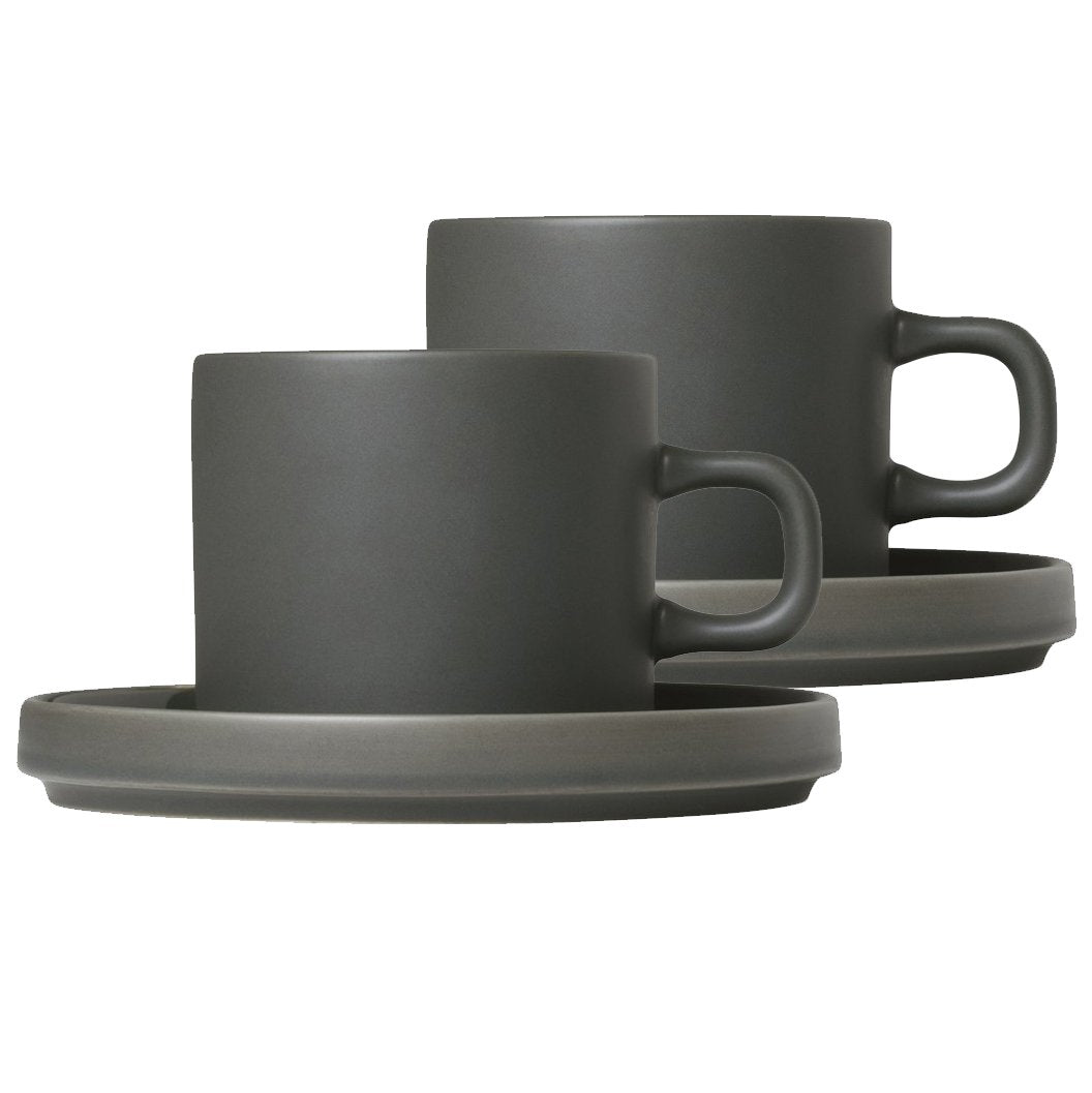 blomus Pilar Kaffeetasse  2er Pack Agave green