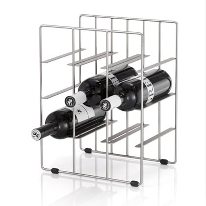 blomus Pilare wine rack 9 bottles Steel