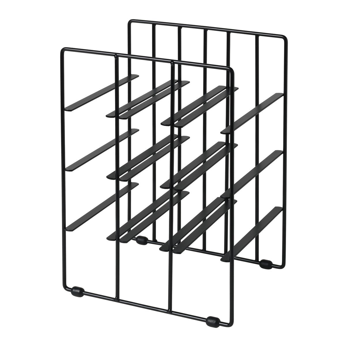 blomus Pilare wine rack 9 bottles black